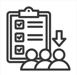 selection criteria outline icon vector 260nw 2608062523